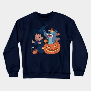 Pumpkin Stitch Surprise Crewneck Sweatshirt